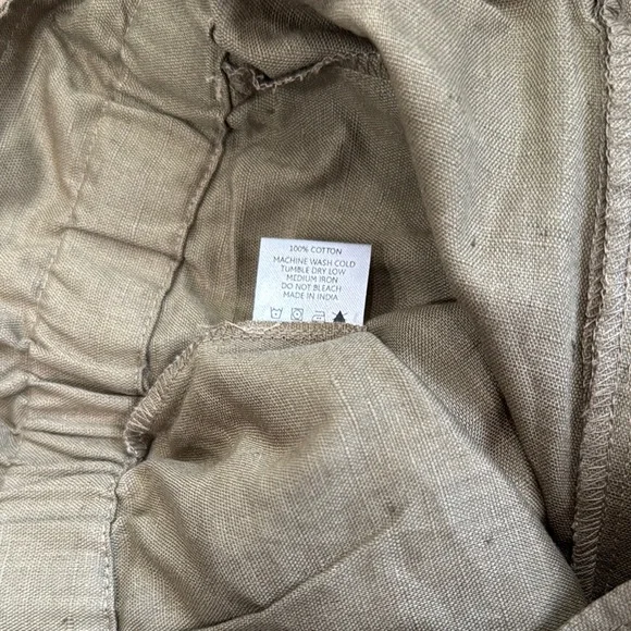 NWT Able Janis Paperbag Olive Green High Waist Shorts Relaxed Fit Size Large - Picture 11 of 12